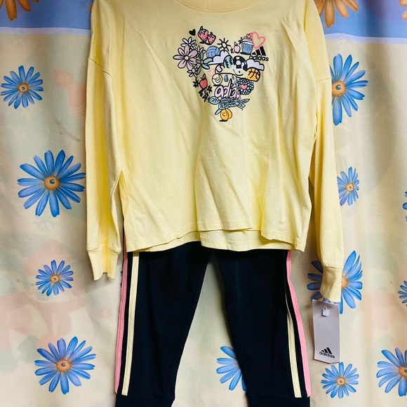 Nike Kids Matching Set - Black, Pink, Yellow - Picture 2 of 5